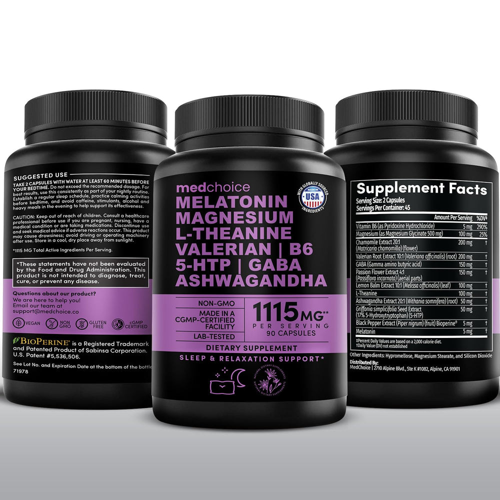 MEDCHOICE envase 90ct abierto mostrando cantidad y conservación