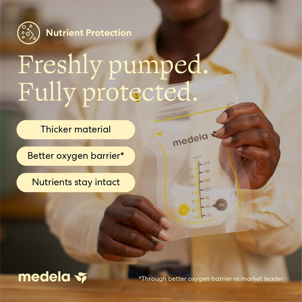 Medela boquilla lateral diseñada para verter sin goteos y una sola mano