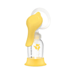 Medela Harmony vista frontal mostrando diseño portátil y compacto
