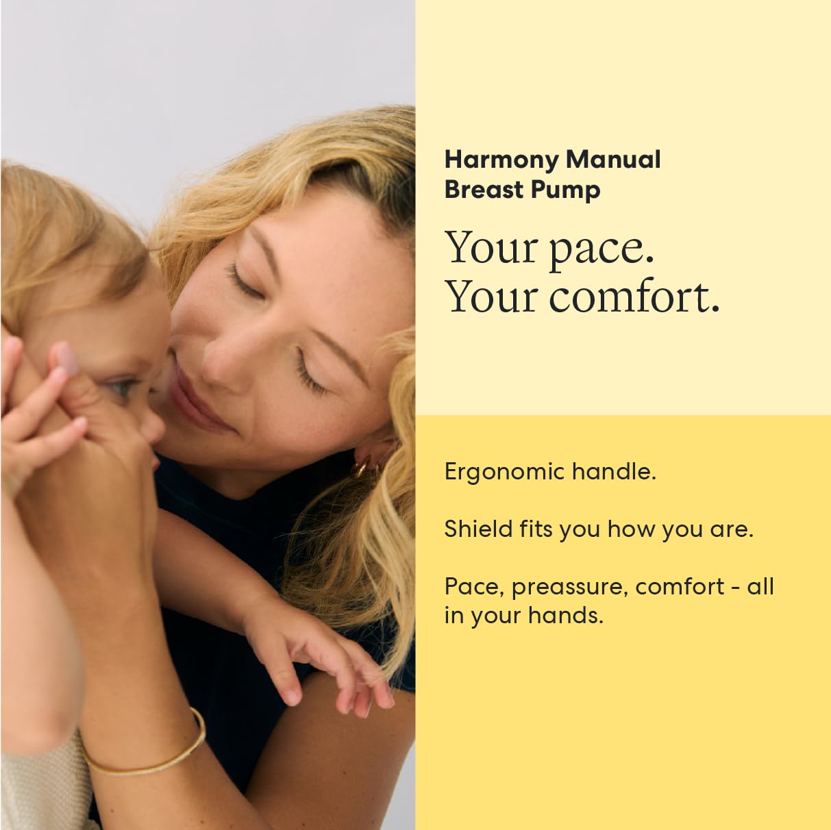 Medela Harmony piezas desmontadas fáciles de lavar y montar