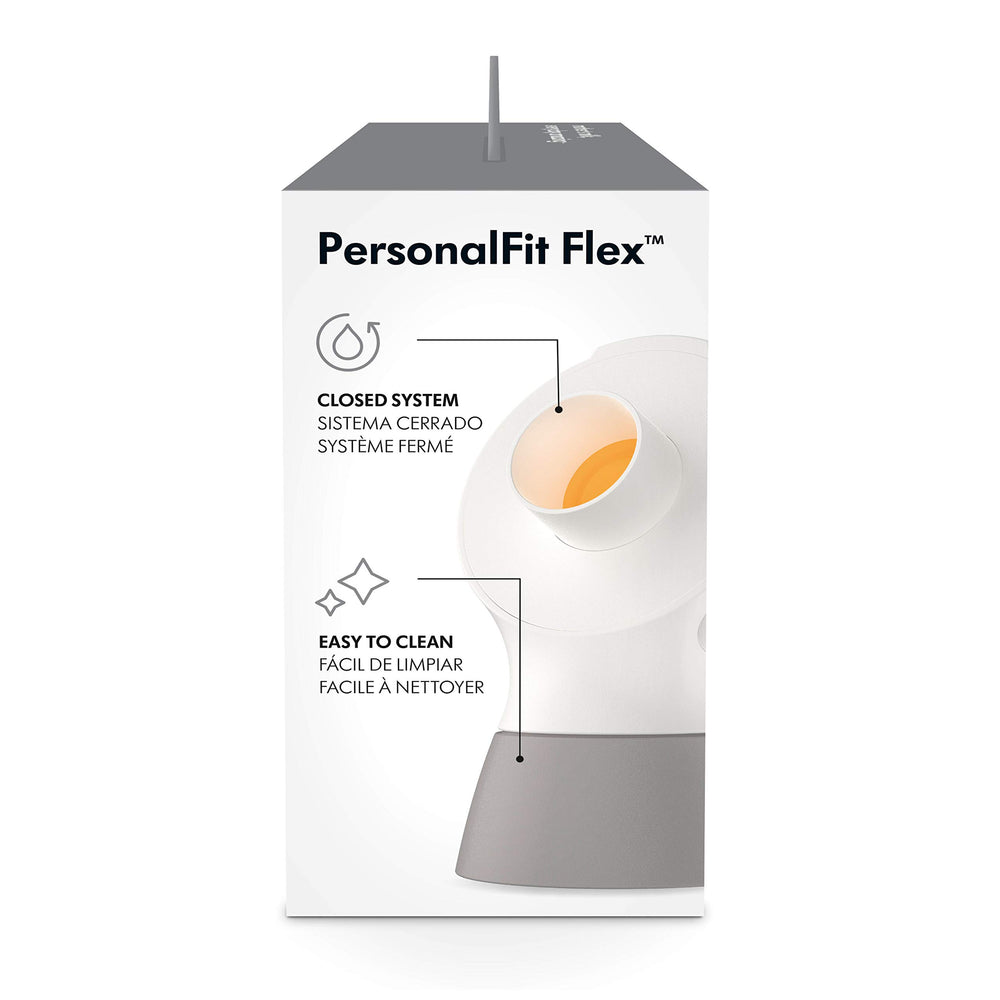 Medela conector guardado en bolsa de maternidad listo para usar fuera