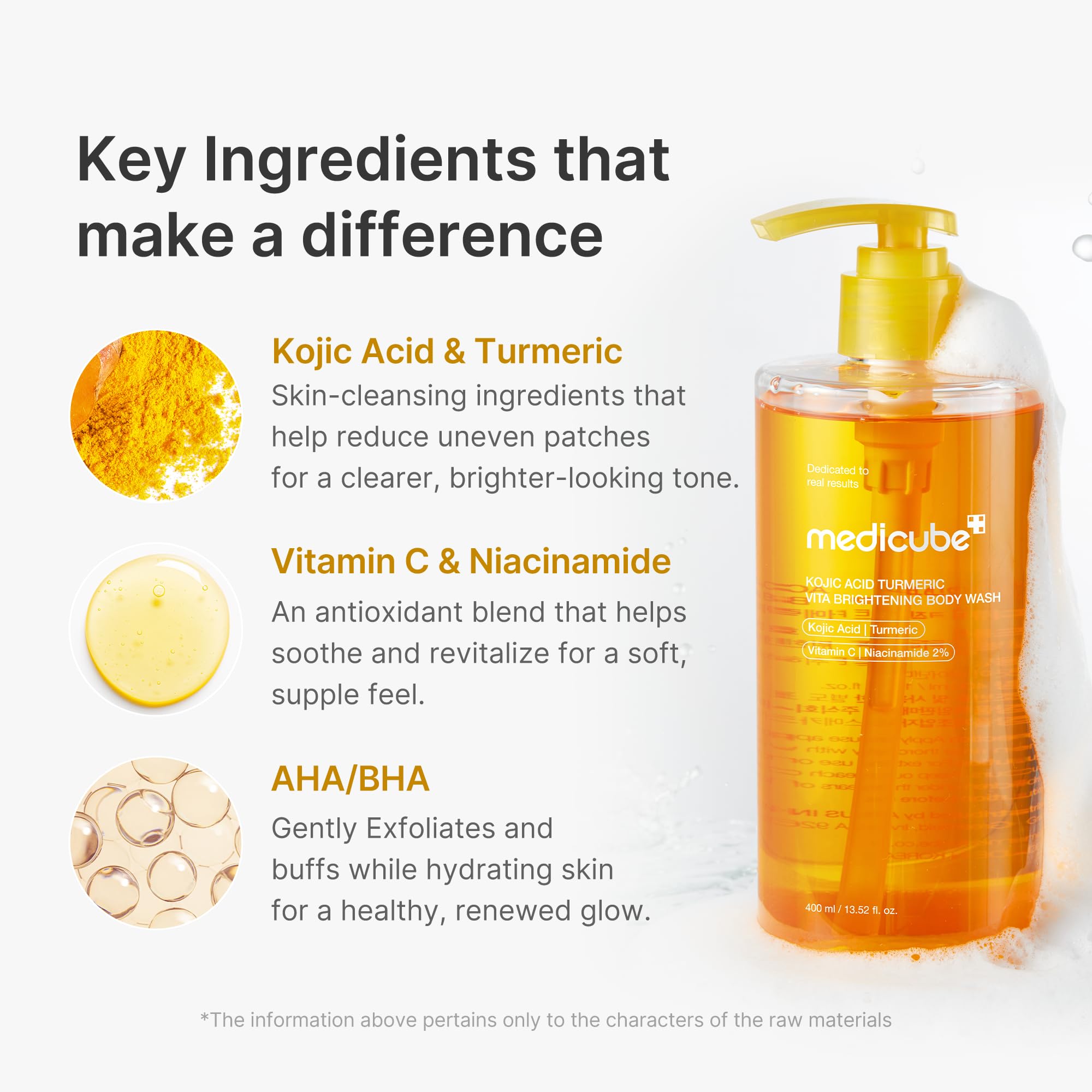medicube gel aplicado en mano durante la ducha para limpieza eficaz
