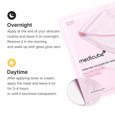 medicube mascarilla sostenida en mano para mostrar tamaño y practicidad