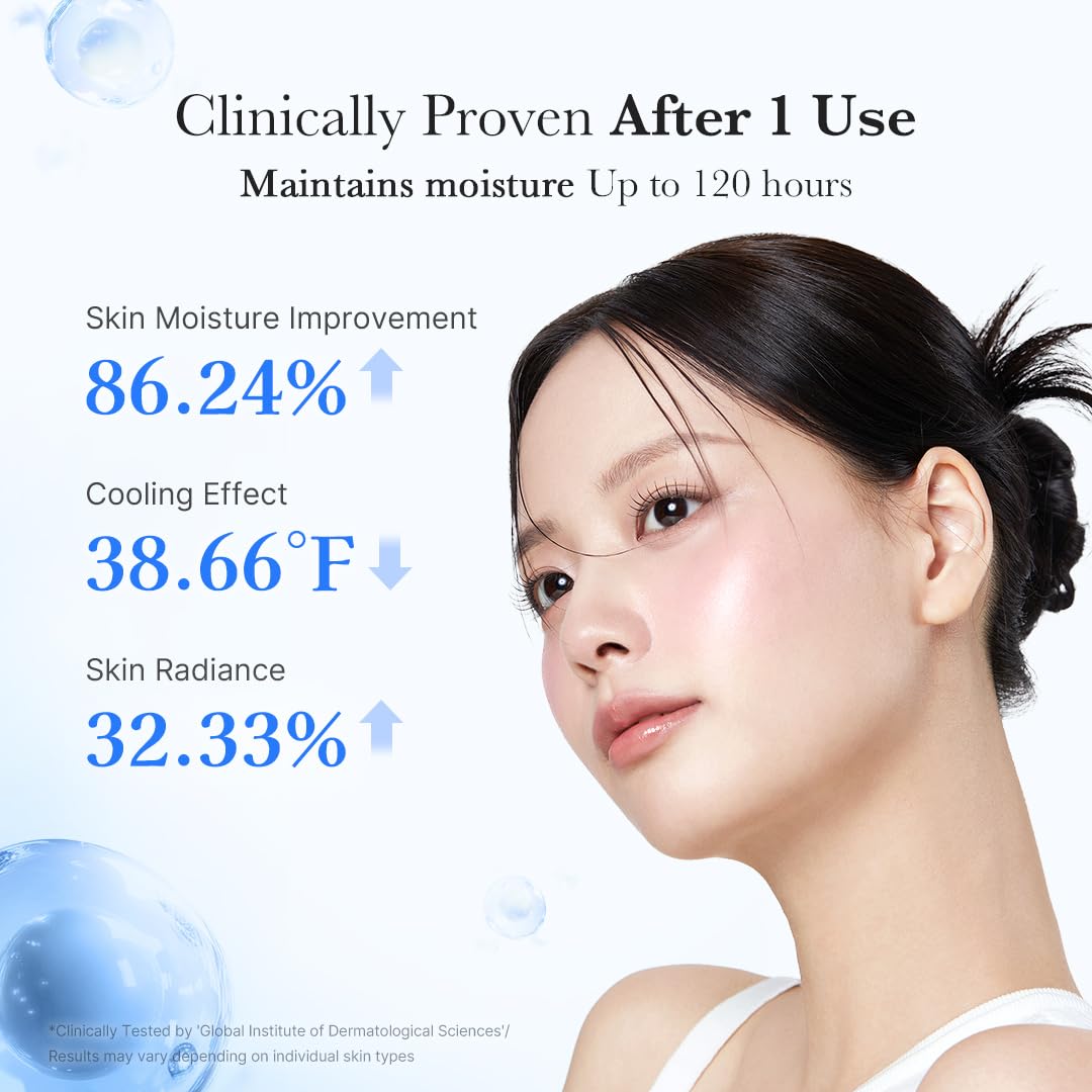 medicube envase abierto con gel transparente demostrando fórmula ligera
