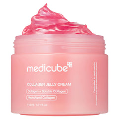 medicube frasco frontal de Jelly Cream mostrando diseño y facilidad de uso