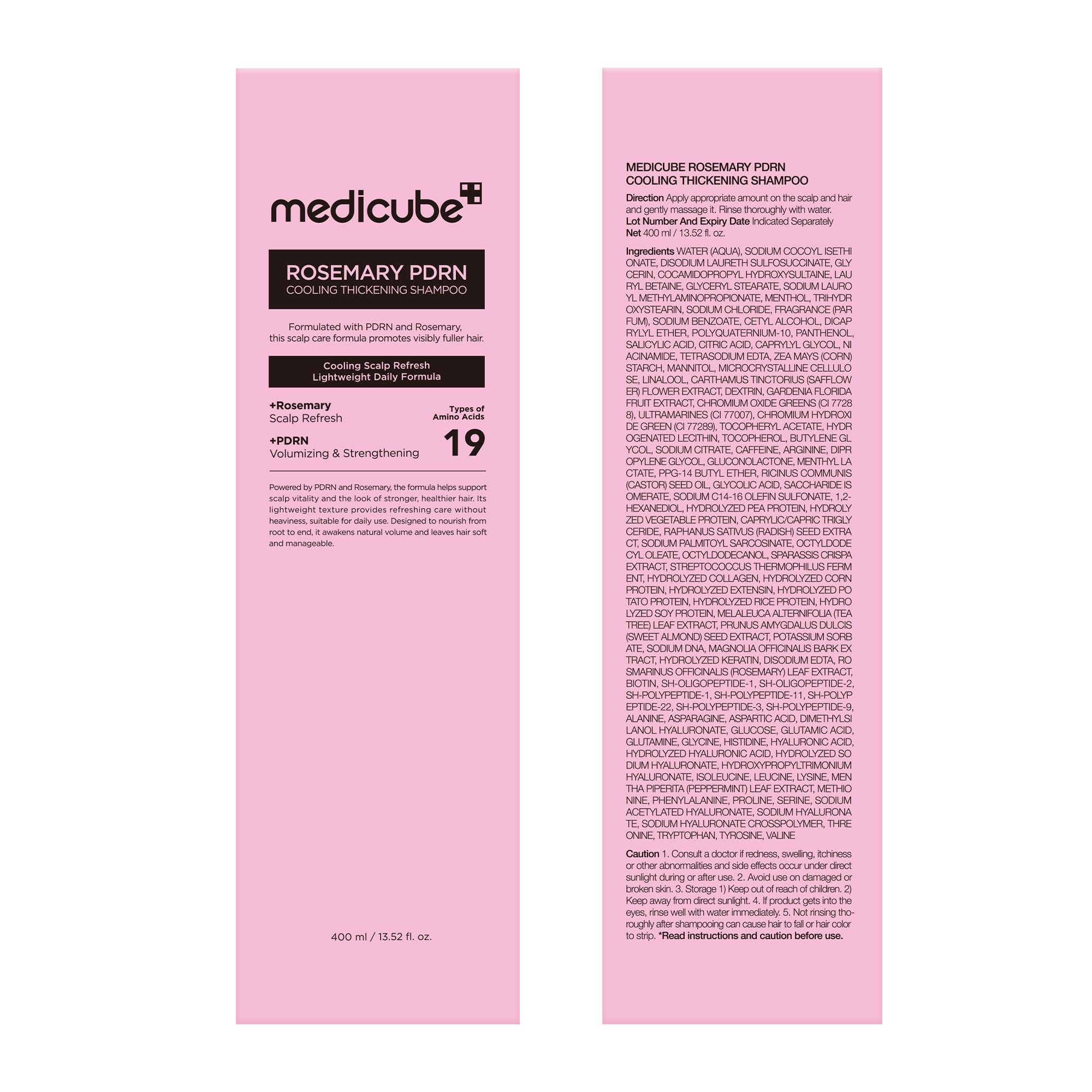 medicube packaging sobre mesa mostrando presentación completa