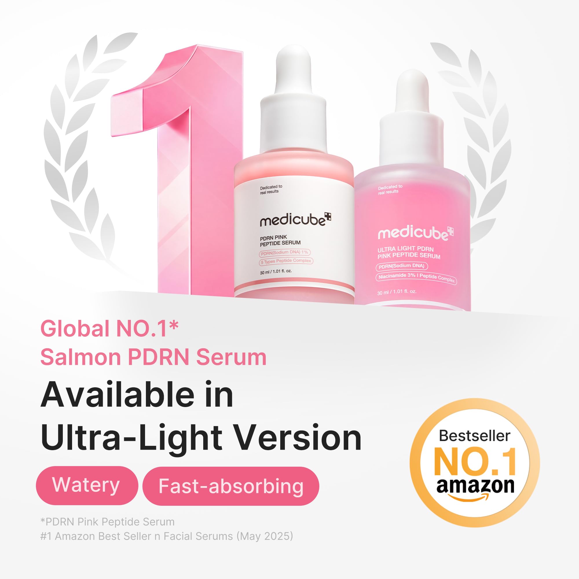 medicube serum pump dispensing product for precise, mess-free application