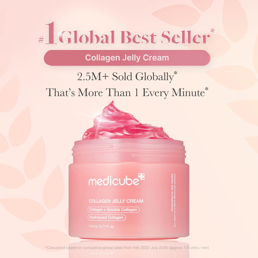 medicube textura gelatina en cuchara resaltando absorción ligera