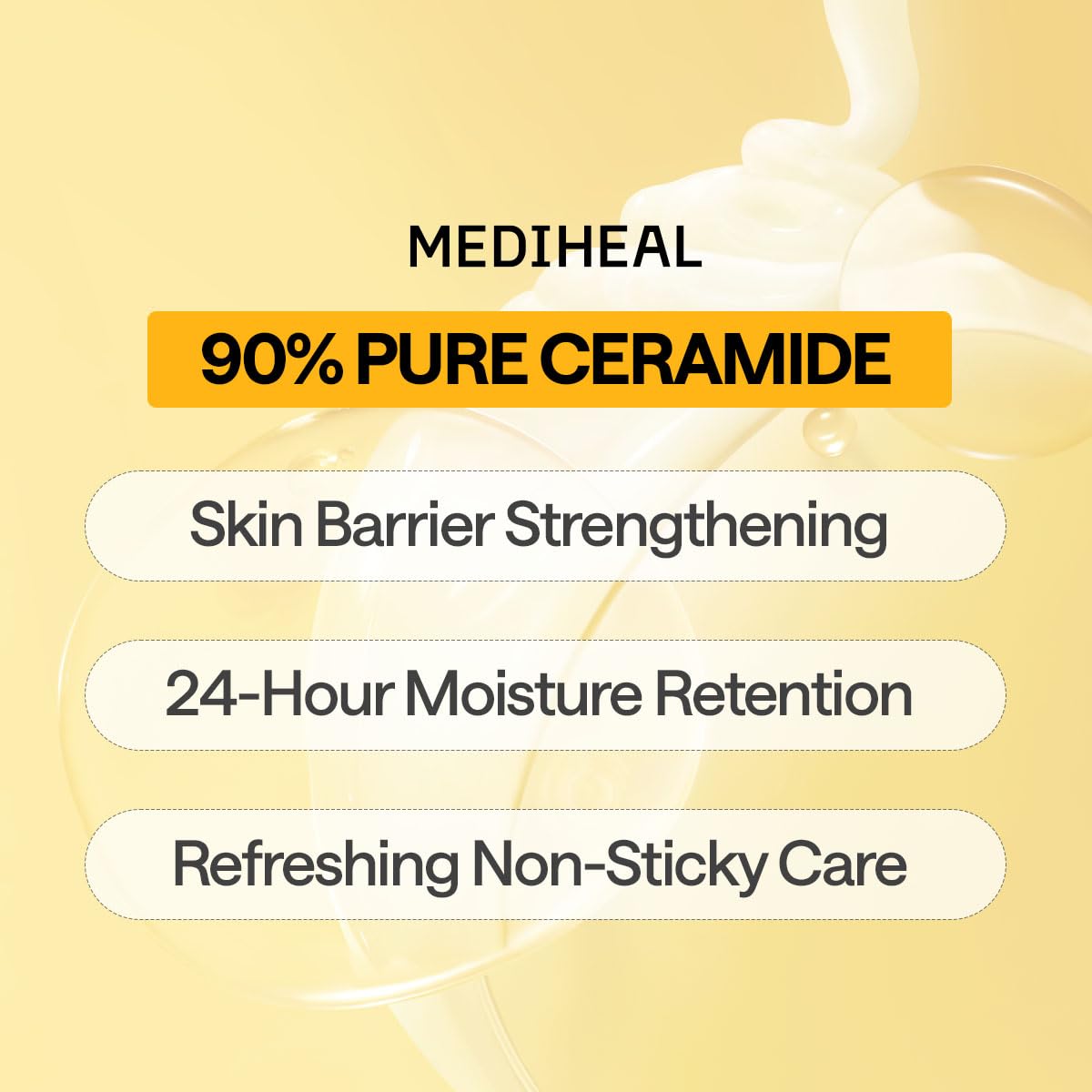 MEDIHEAL textura de la esencia lechosa que facilita absorción y confort