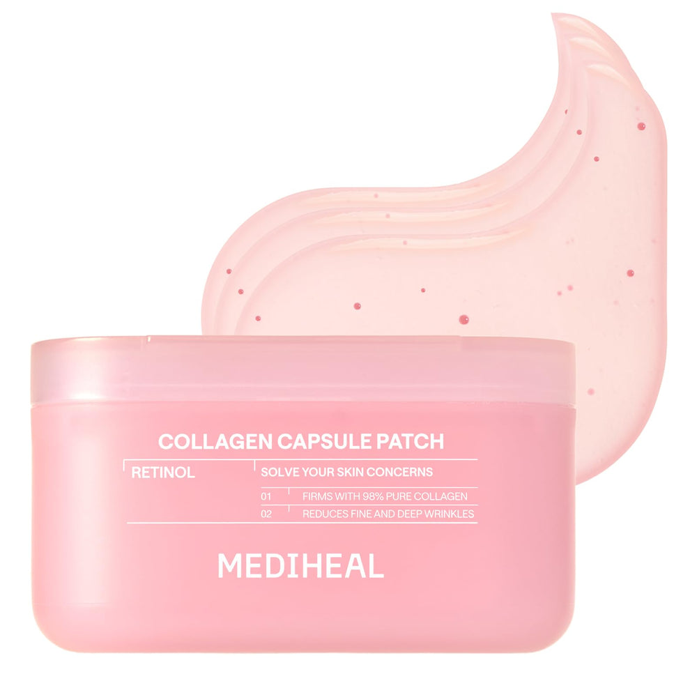 MEDIHEAL textura del hidrogel en primer plano que ilustra hidratación y gel