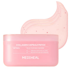MEDIHEAL textura del hidrogel en primer plano que ilustra hidratación y gel