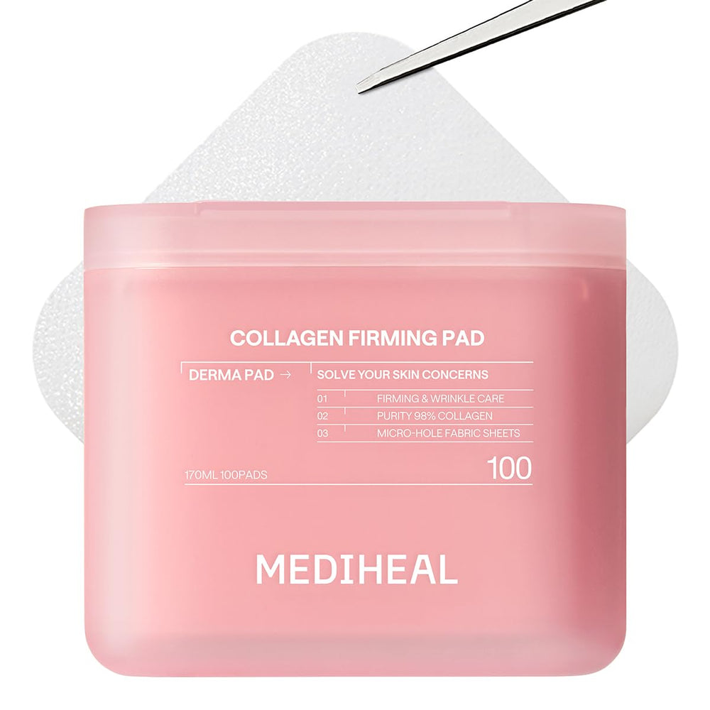 MEDIHEAL toallitas frontales en envase compacto que facilitan rutina antiedad