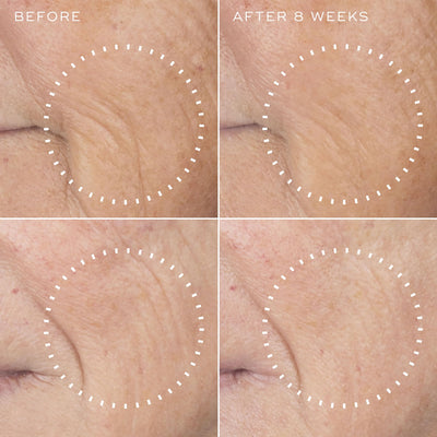 Medik8 label close-up highlights peptide technology and ingredient clarity benefit