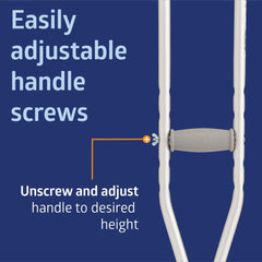 Medline crutches rubber tip and stair deflector for improved traction