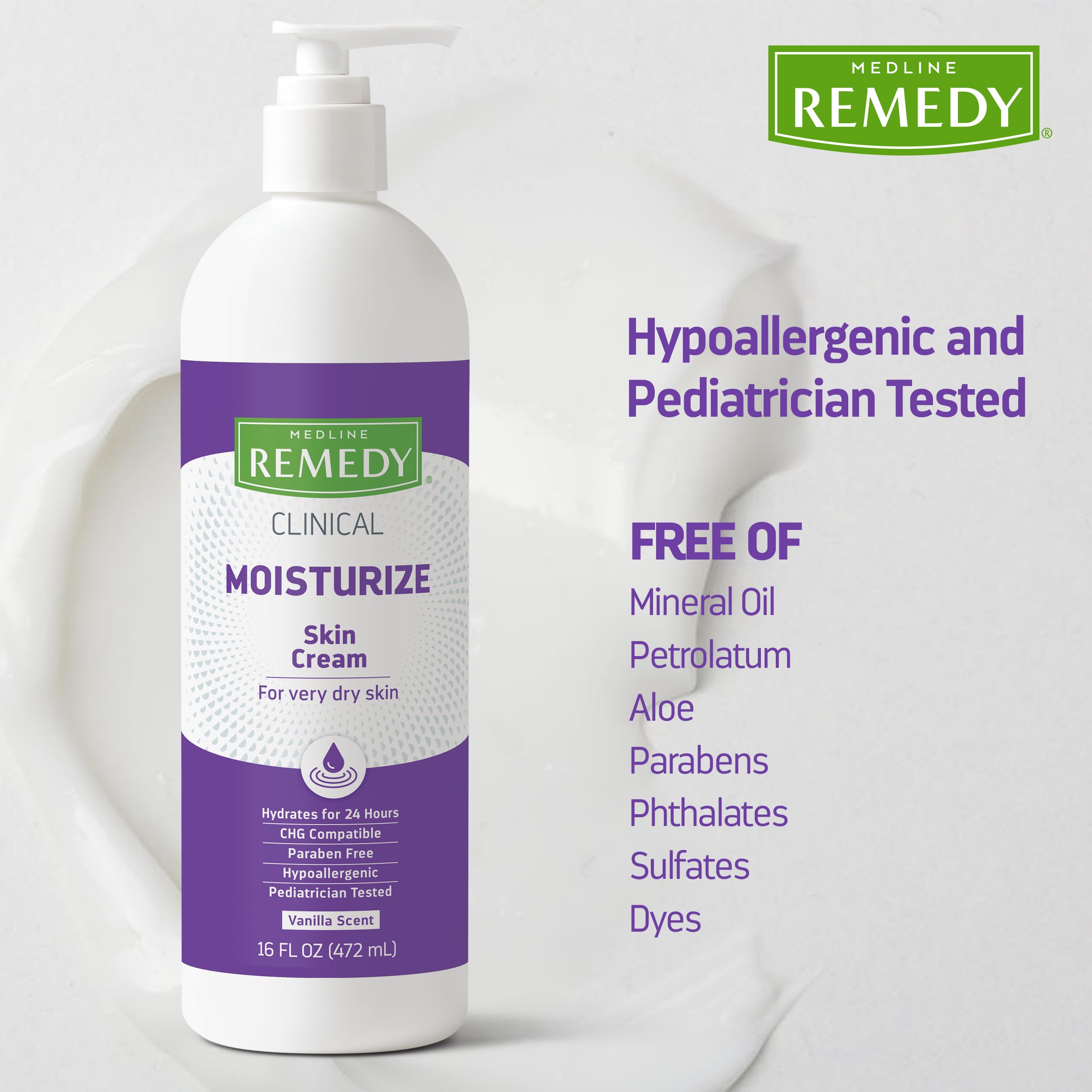 Medline Remedy comparación de tamaño 16 fl oz, aporta ahorro y reposición