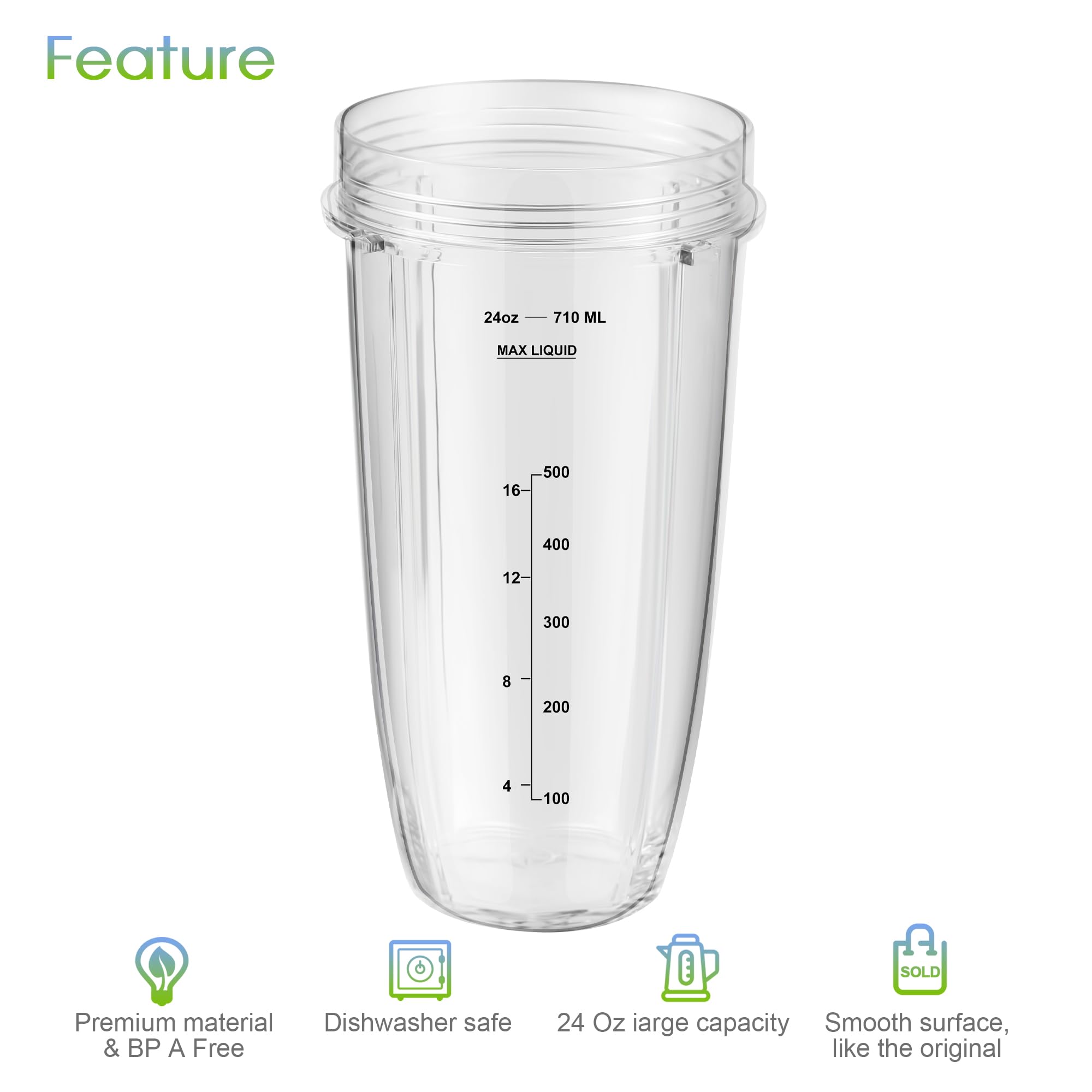 MEET JUICE embalaje con contenido kit, incluye vasos tapas y cuchilla