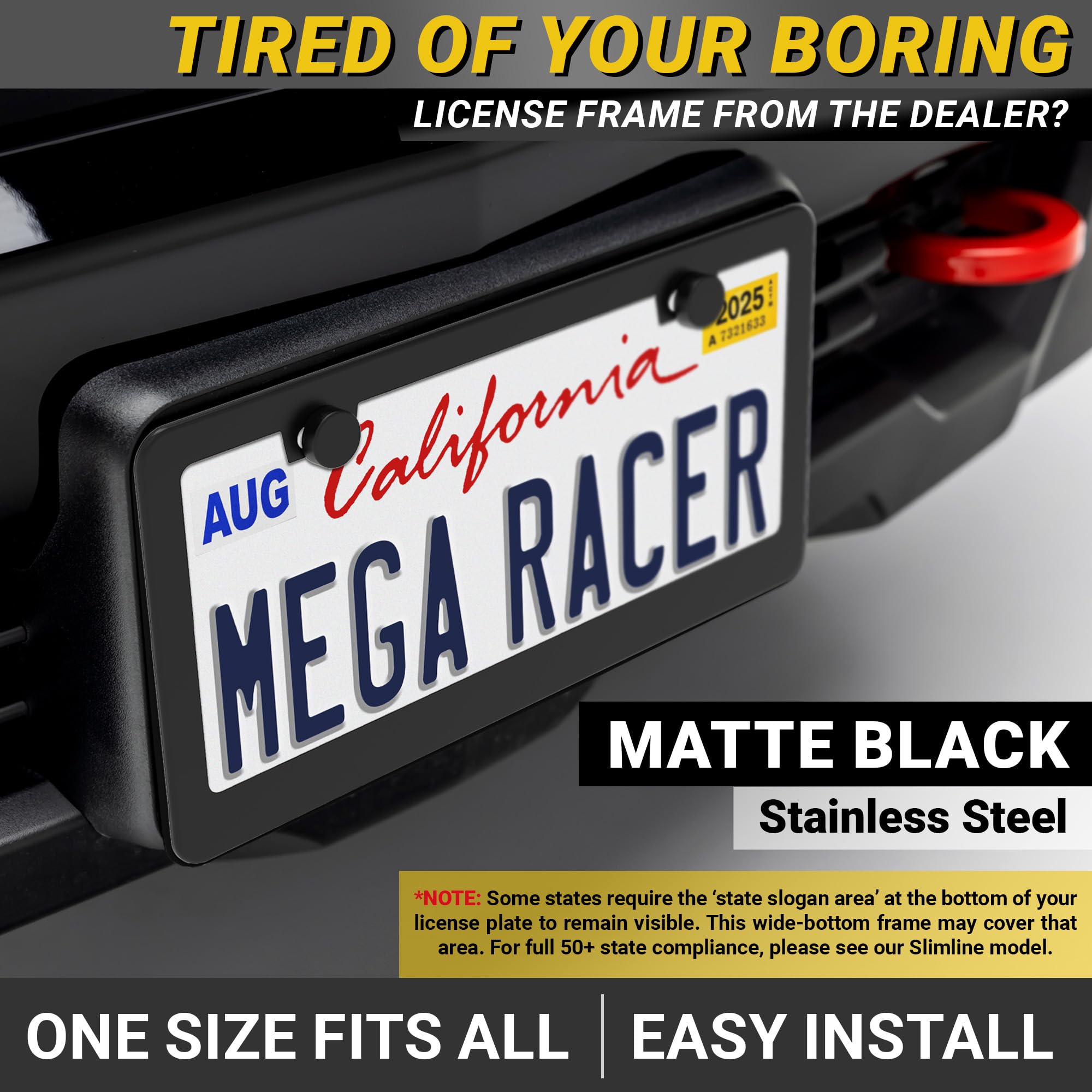 Mega Racer close-up of matte texture protecting finish and resisting scratches