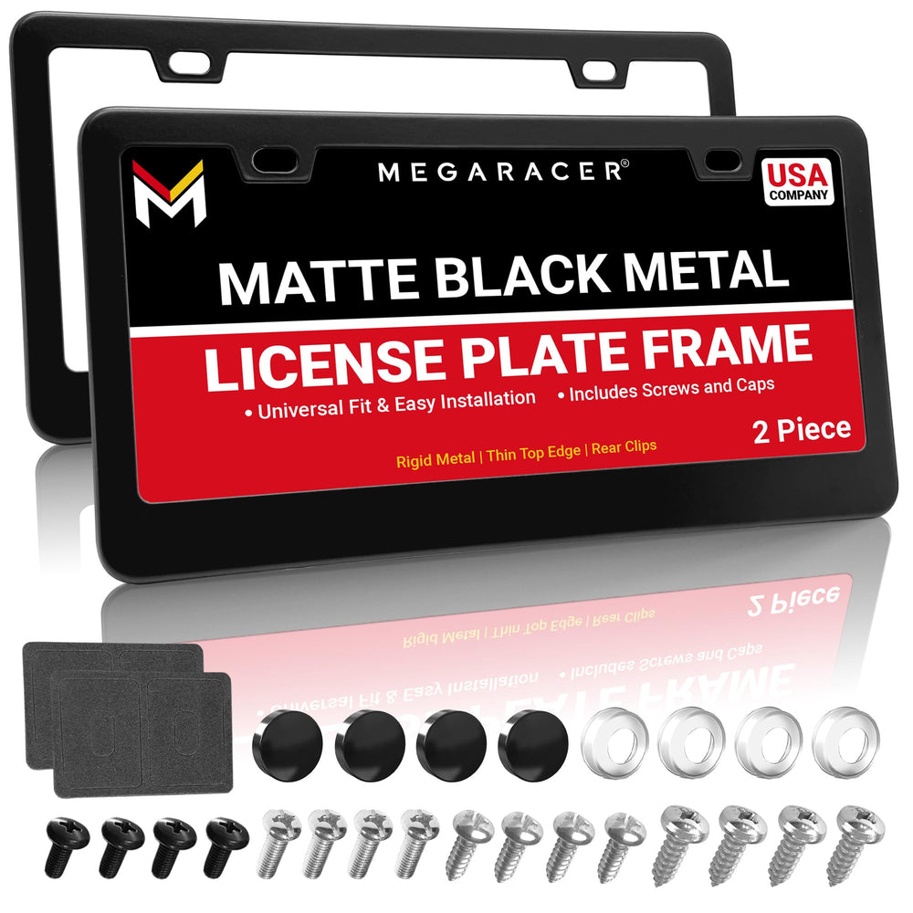 Mega Racer front view showing both matte frames and clean finish for a sleek look