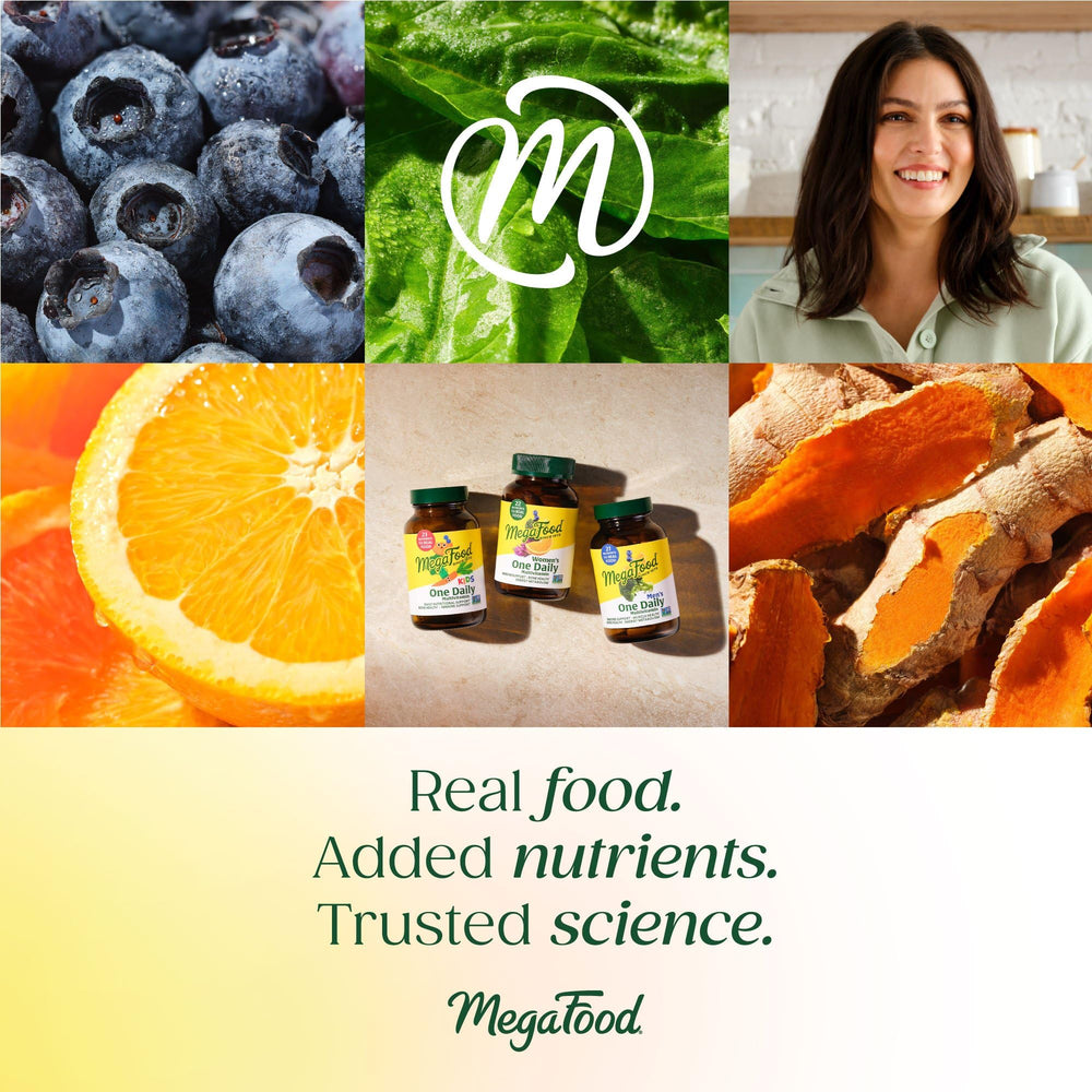 MegaFood estilo de vida activo con suplemento para apoyar niveles de hierro