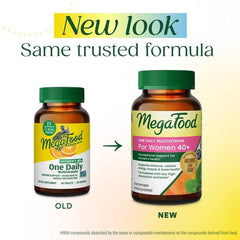 MegaFood primer plano de la tableta que muestra textura y fácil ingestión
