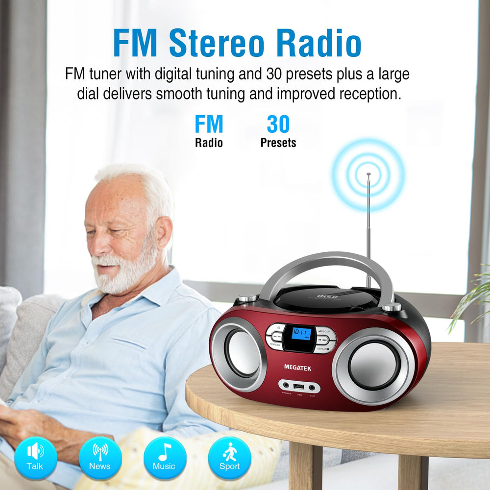 MEGATEK wirelessly streaming from smartphone showing Bluetooth pairing and playback benefit