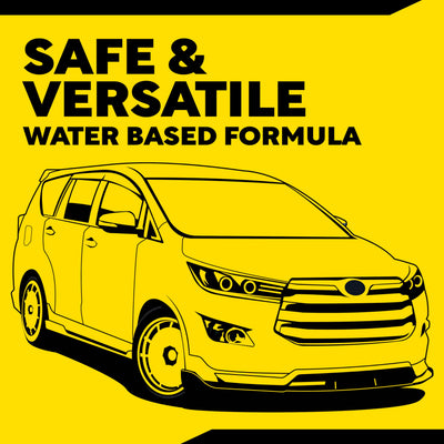 Meguiar's dilution chart and measuring tools for customizable finish