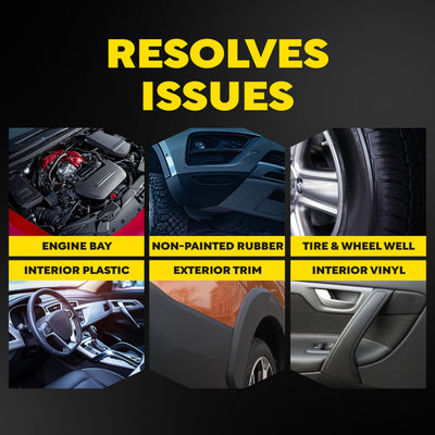 Meguiar's engine bay rubber detail refreshed for clean professional look