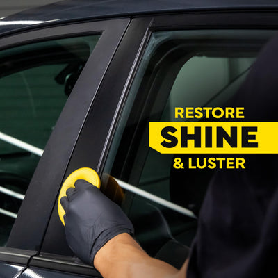 Meguiar's foam applicator in use delivering even coverage and control