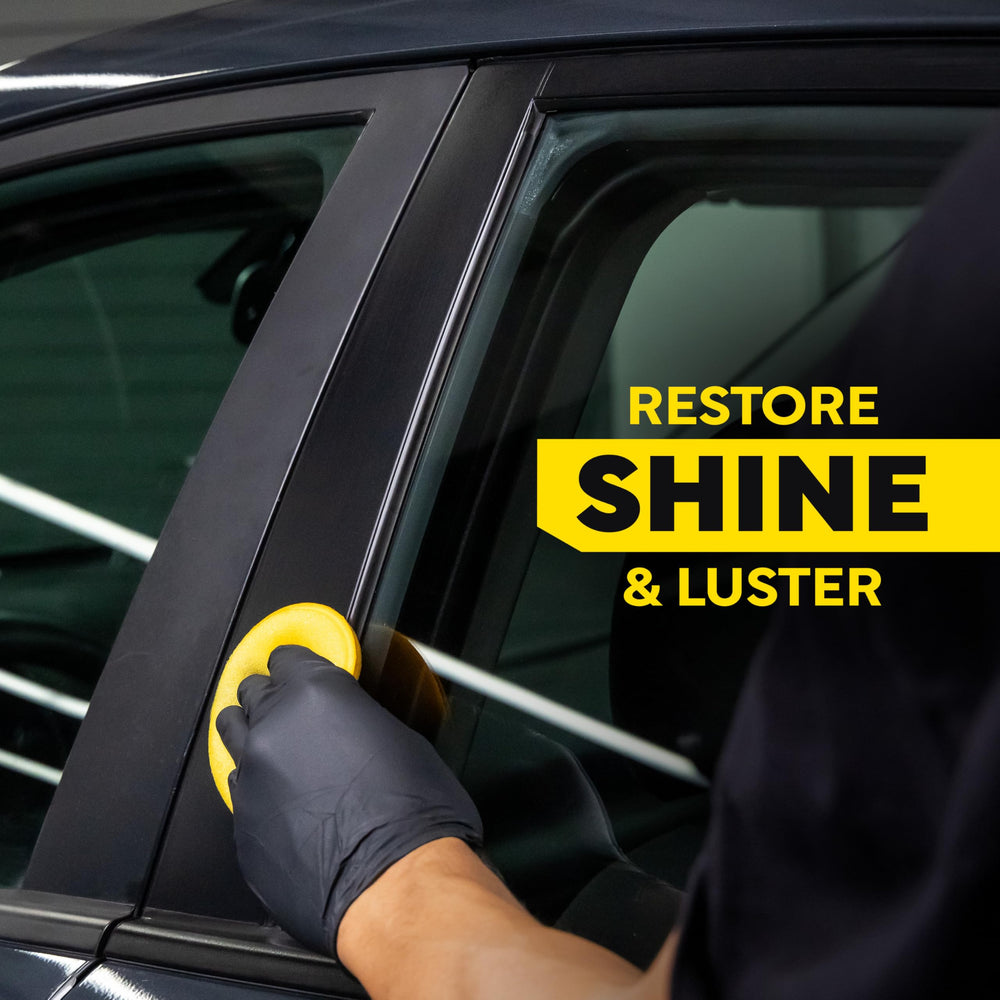 Meguiar's foam applicator in use delivering even coverage and control