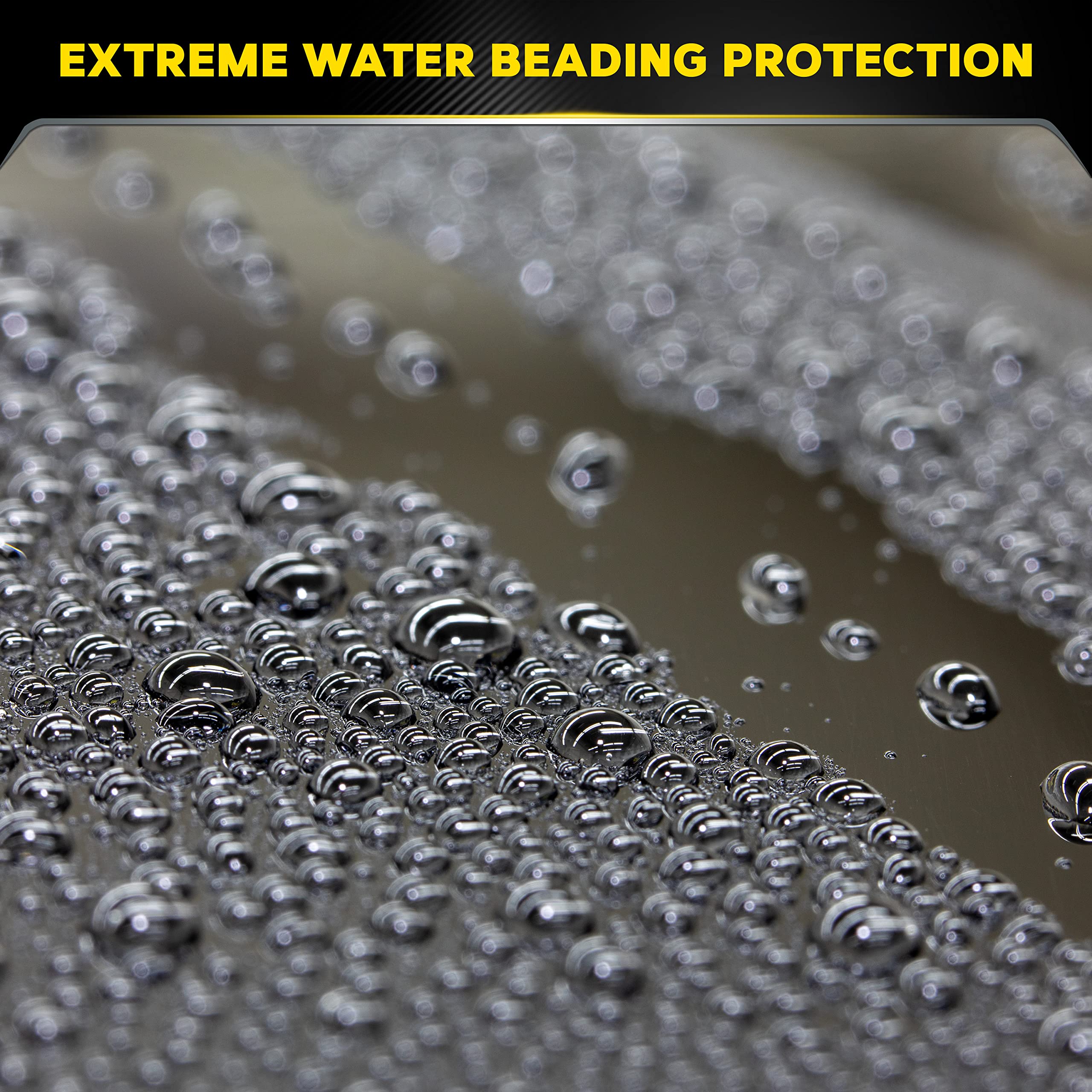 Detalle de la etiqueta Meguiar's con instrucciones claras y beneficio protector