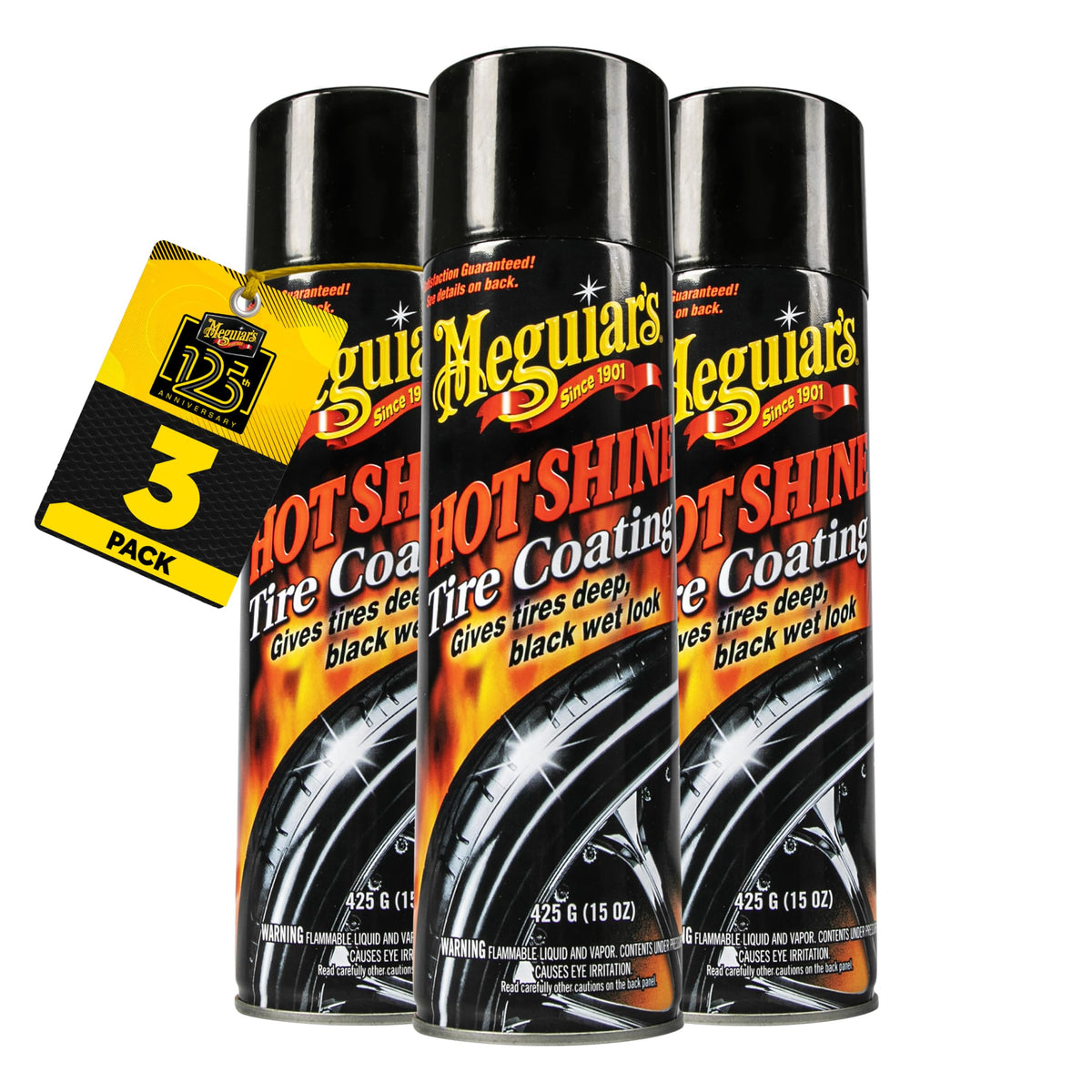 Meguiar's envase frontal mostrando el diseño y facilidad de uso