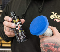 Meguiar's pad Eraser 4" textura cercana para un pulido más preciso