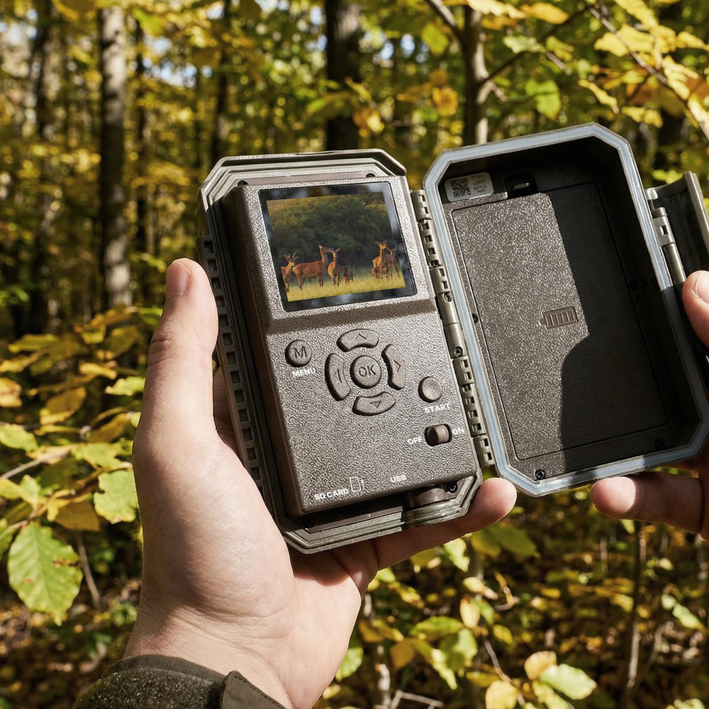 Meidase 2.4-inch display and controls for quick field setup and on-site footage review