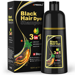 MEIDU envase frontal negro mostrando tamaño y diseño práctico