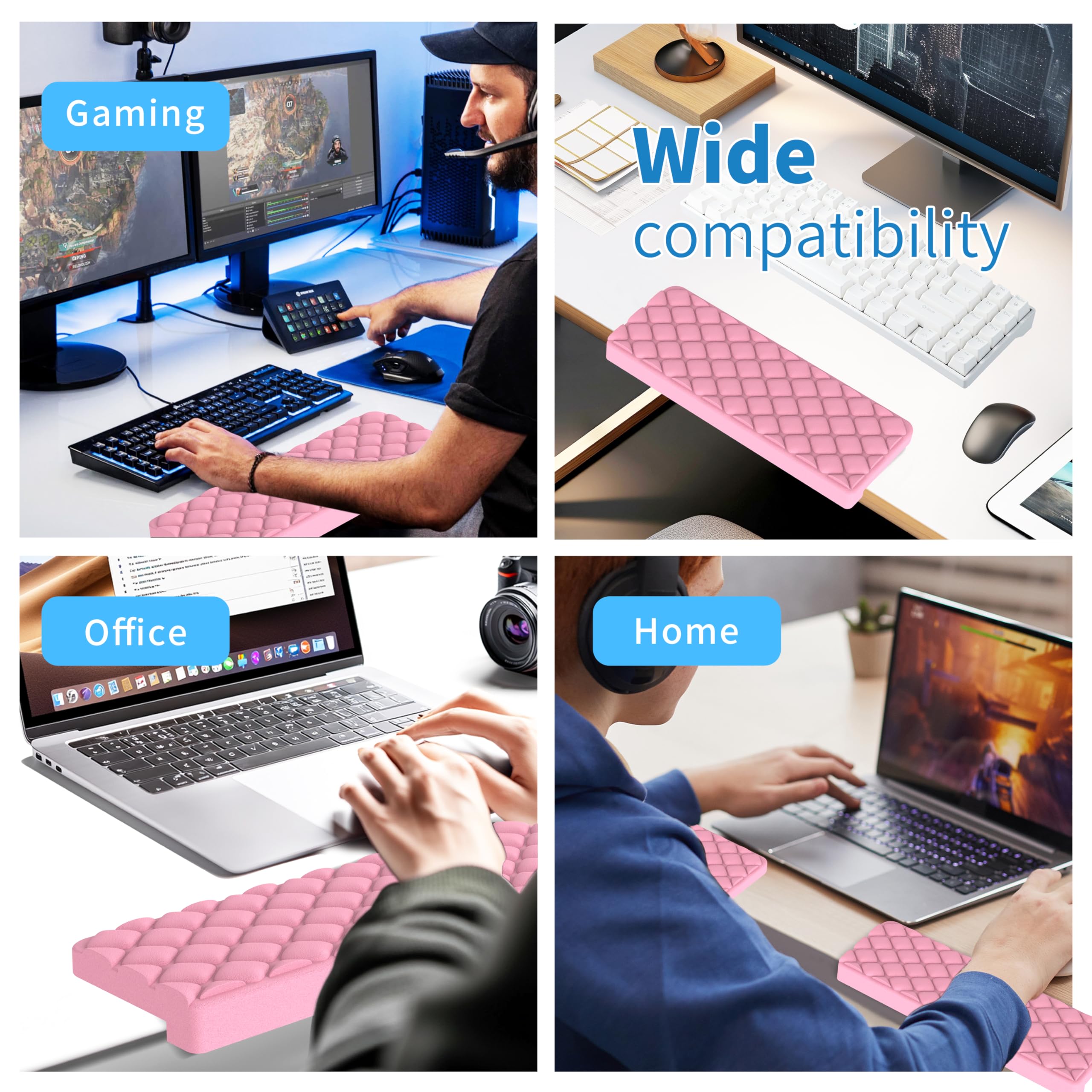 MEKASS en estación de juego con teclado y ratón, aporta soporte cómodo y estilo