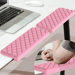 MEKASS vista frontal del set en L mostrando diseño y color Diamond Pink, mejora confort