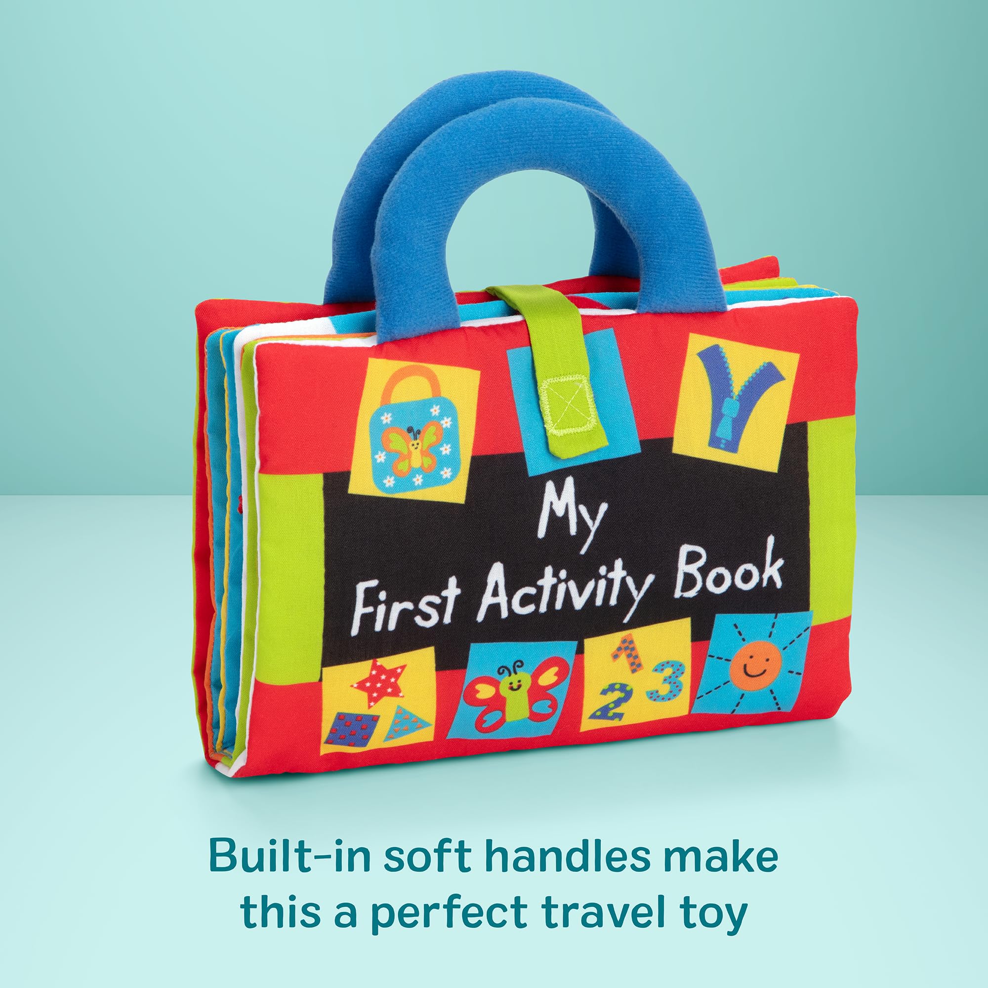 Melissa & Doug asas integradas para fácil transporte y agarre por bebés