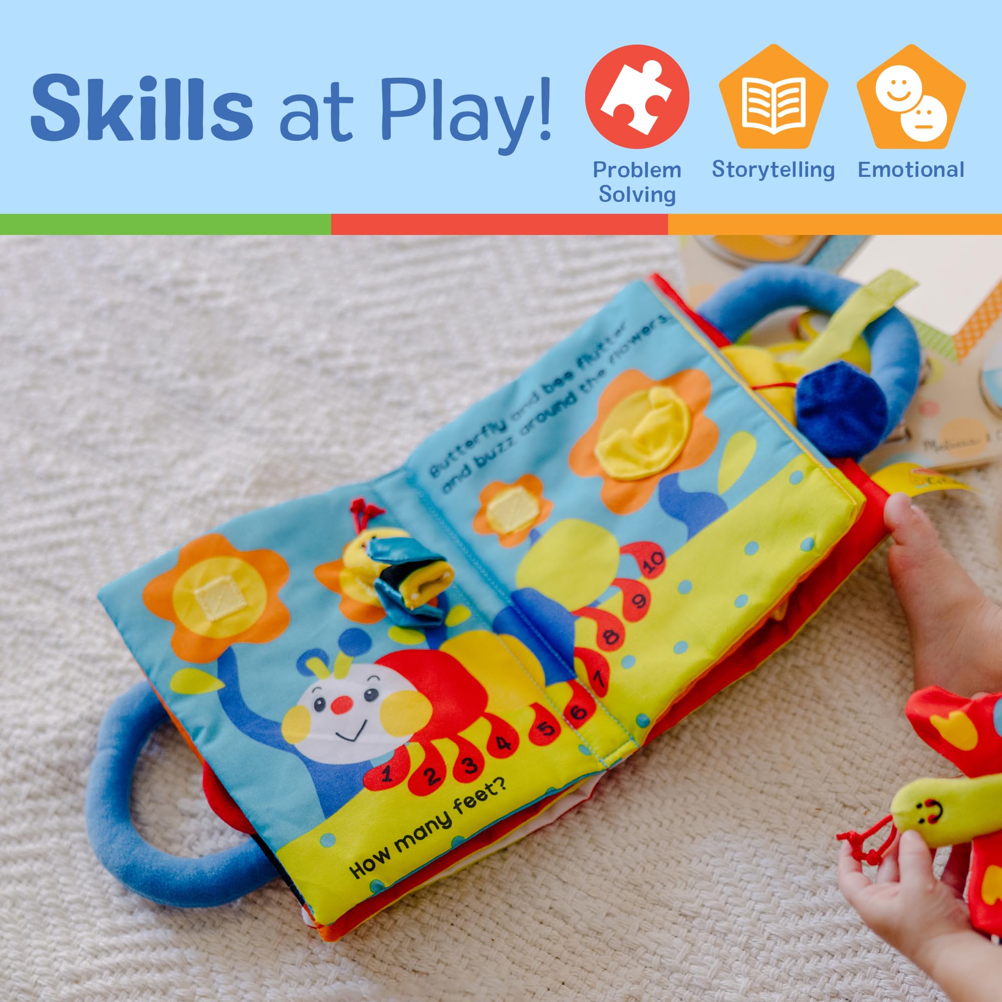 Melissa & Doug títeres removibles para juego simbólico y desarrollo del lenguaje