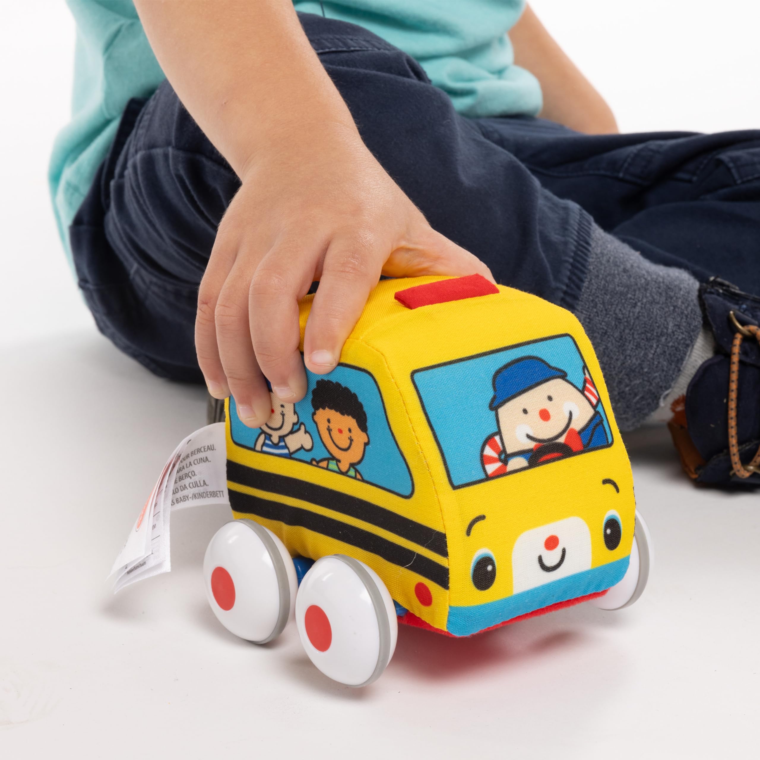 Melissa & Doug autobús escolar lateral, enseña roles comunitarios