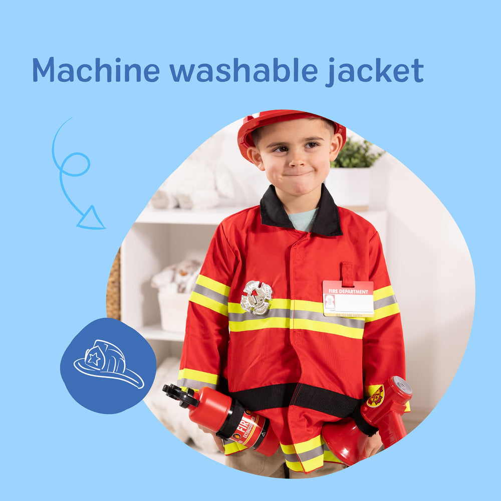 Melissa & Doug chaqueta puesta en niño, cómodo ajuste para movimiento libre