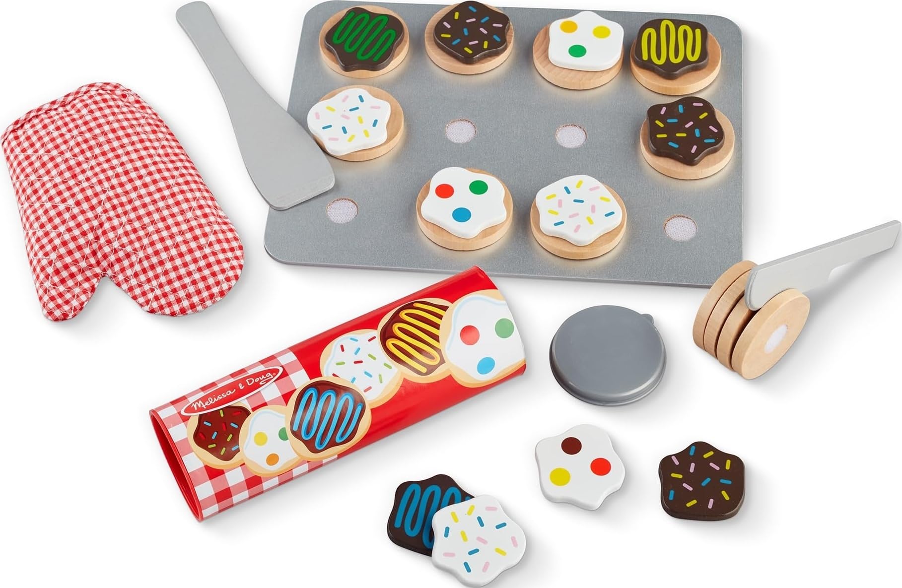 Melissa & Doug vista frontal del set completo para creatividad