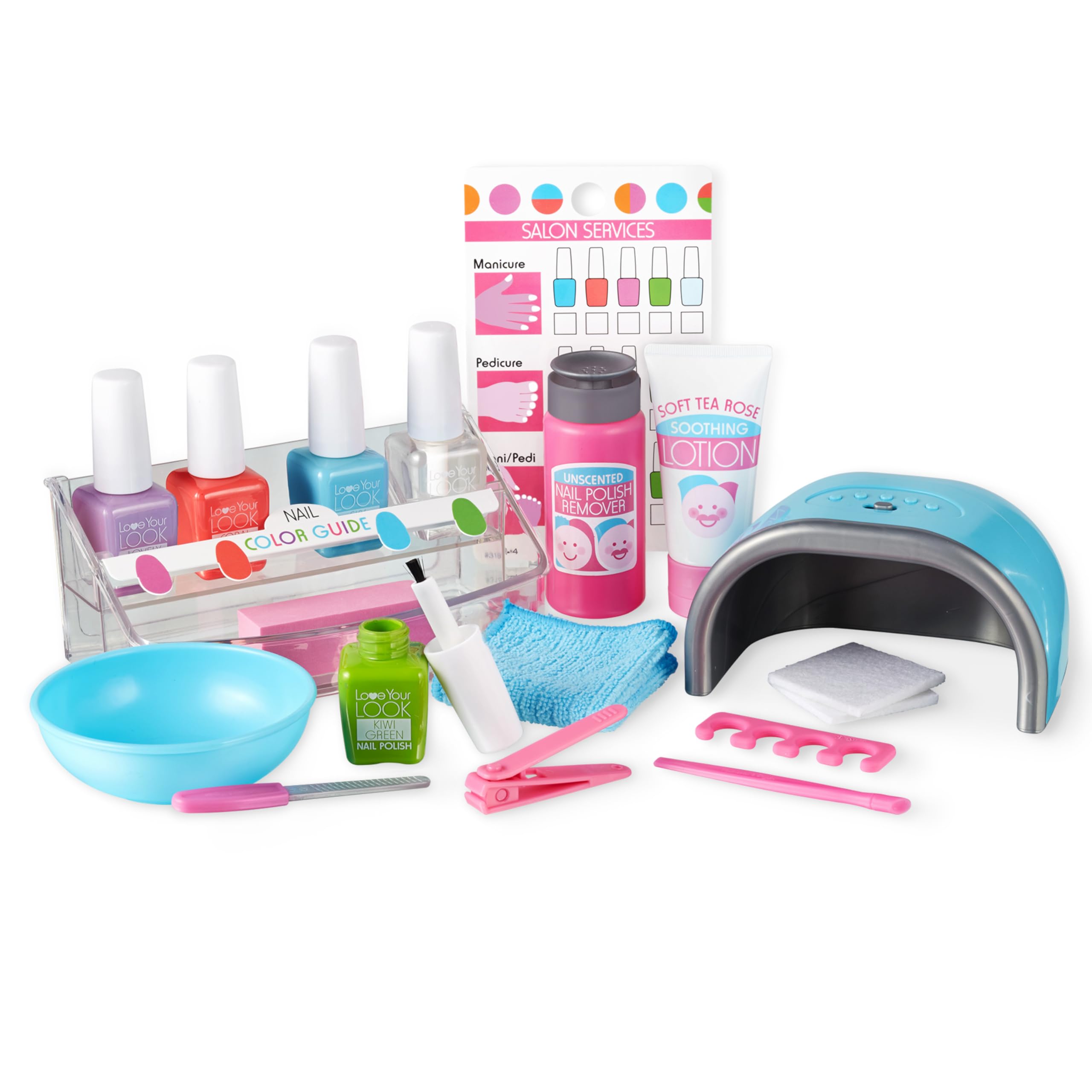 Melissa & Doug front packaging showing mess-free nail play set and contents