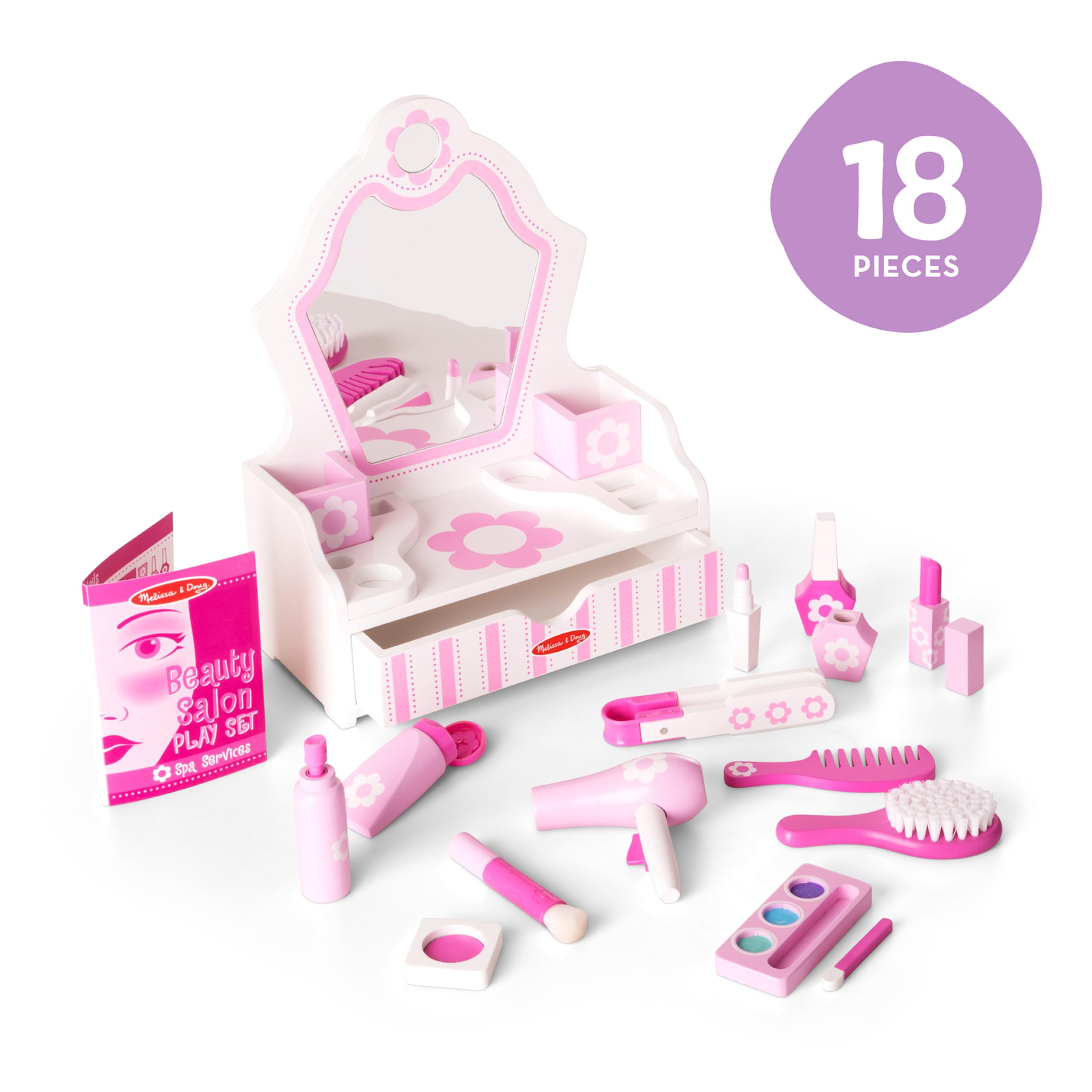 Melissa & Doug maquillaje de juguete destacando desarrollo de motricidad fina