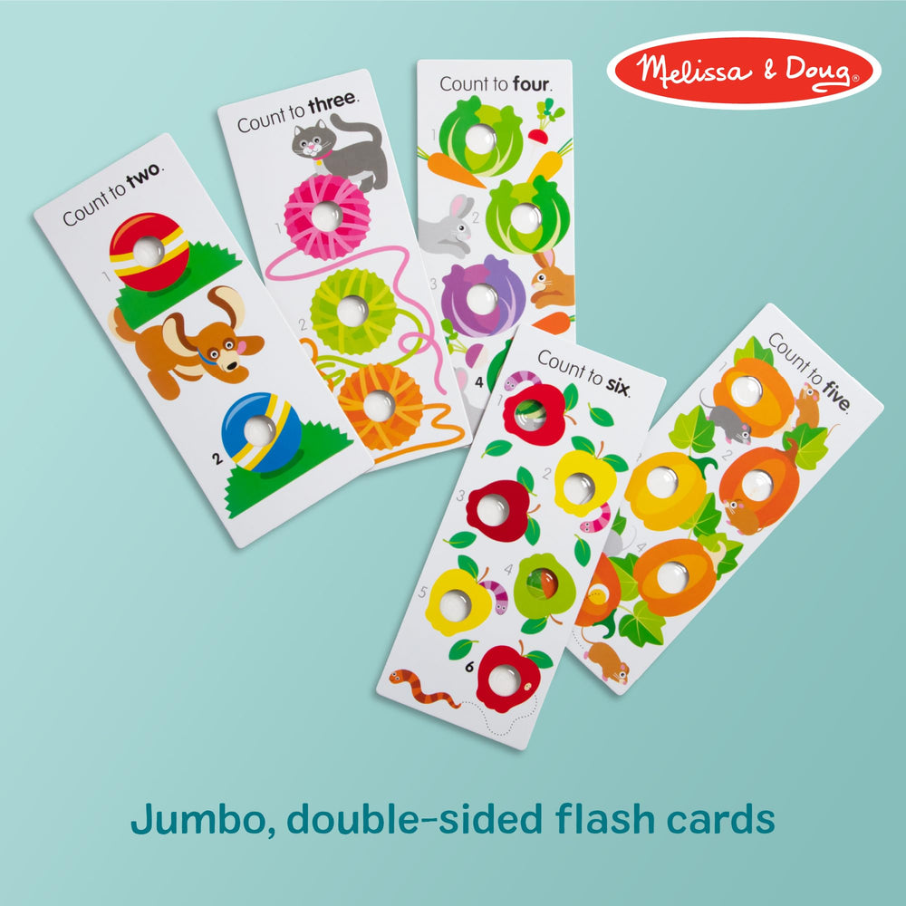 Melissa & Doug tarjetas dentro de una mochila en viaje, aprendizaje portátil
