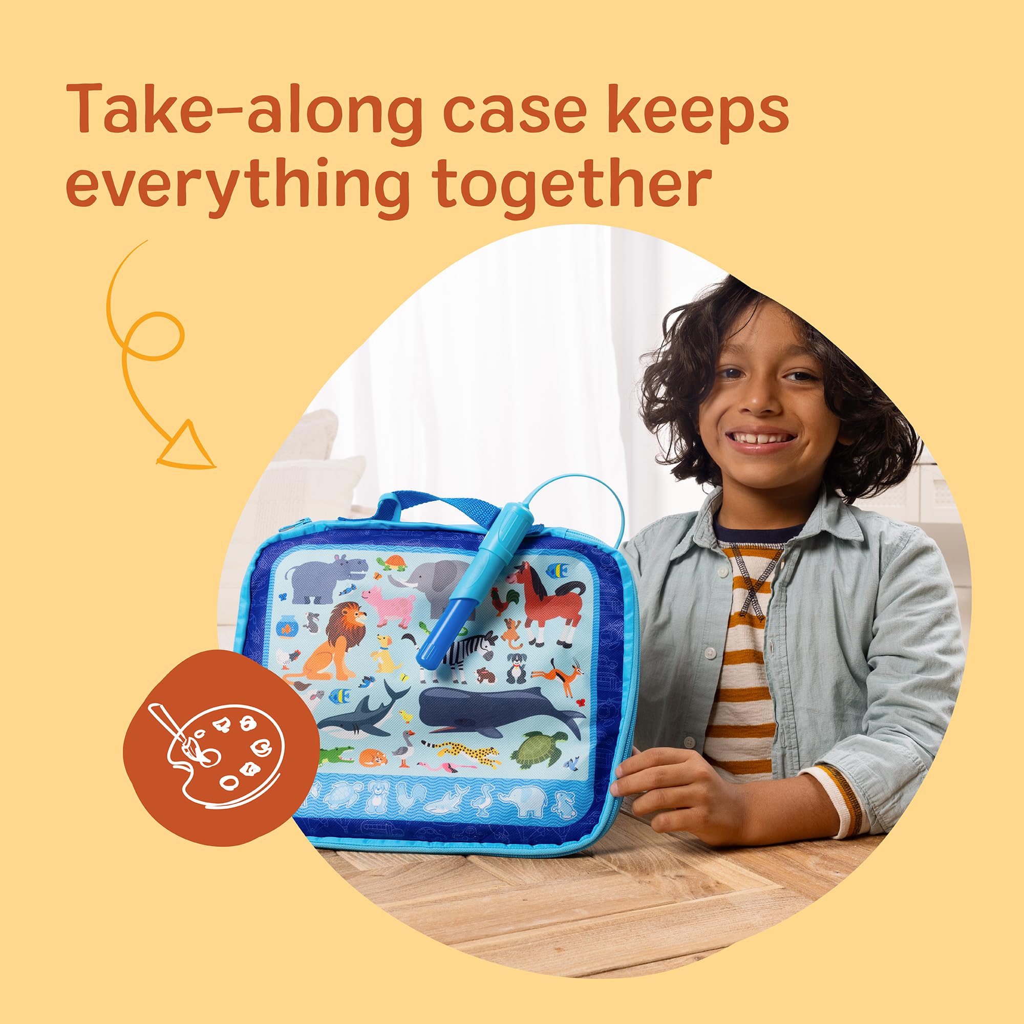 Melissa & Doug tarjeta de mascotas con guía de dibujo, mejora motricidad fina