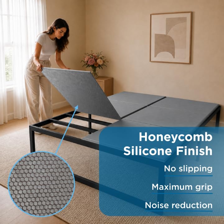 Meliusly in use with memory foam mattress provides even support and comfort