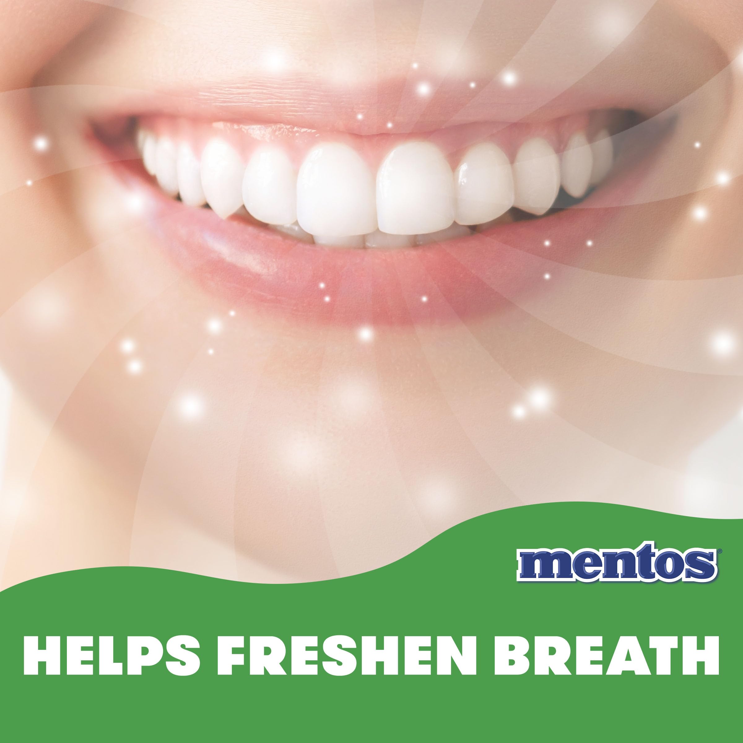 Mentos tapa re-closable preserva frescura y facilita uso