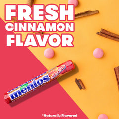 Detalle de textura de caramelo Mentos que destaca la masticabilidad y sabor