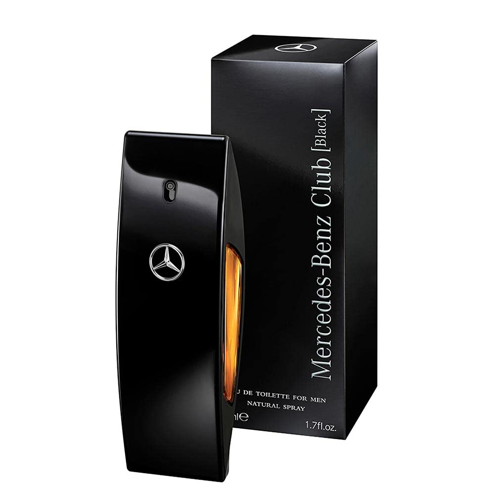 Mercedes Benz Club Black primer plano del tapón que protege el aroma
