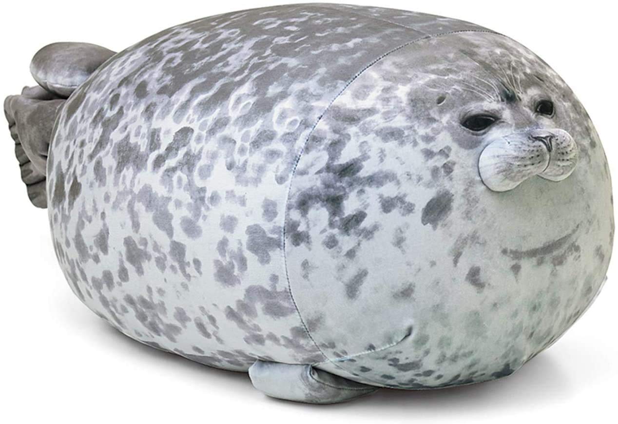 MerryXD seal pillow front view showing cuddly shape and comfort